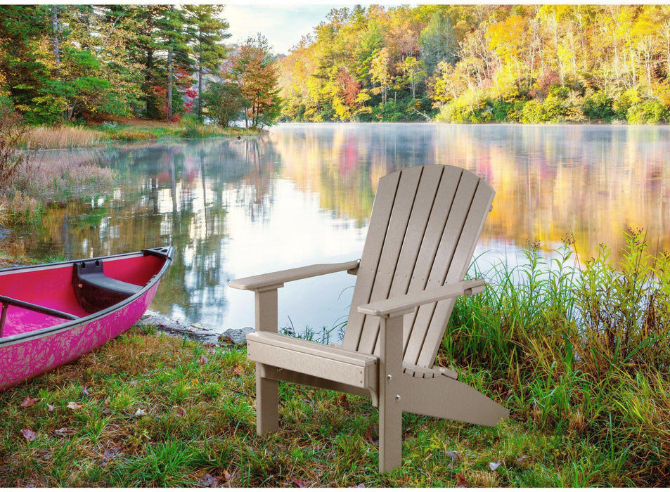 LuxCraft Recycled Plastic Lakeside Compact Portable Adirondack Chair  - LEAD TIME TO SHIP 7 BUSINESS DAYS OR LESS