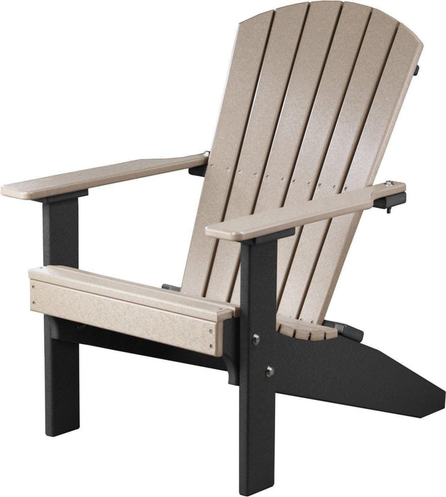 LuxCraft Recycled Plastic Lakeside Compact Portable Adirondack Chair  - LEAD TIME TO SHIP 7 BUSINESS DAYS OR LESS