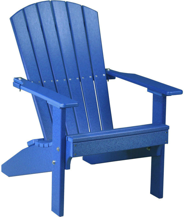 LuxCraft Recycled Plastic Lakeside Compact Portable Adirondack Chair  - LEAD TIME TO SHIP 7 BUSINESS DAYS OR LESS