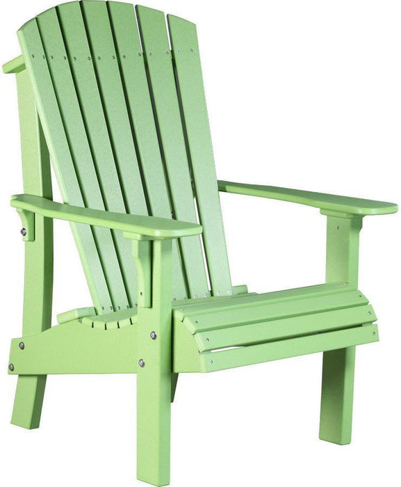 LuxCraft Recycled Plastic Royal Adirondack Chair with Elevated Seat Height  - LEAD TIME TO SHIP 7 BUSINESS DAYS OR LESS