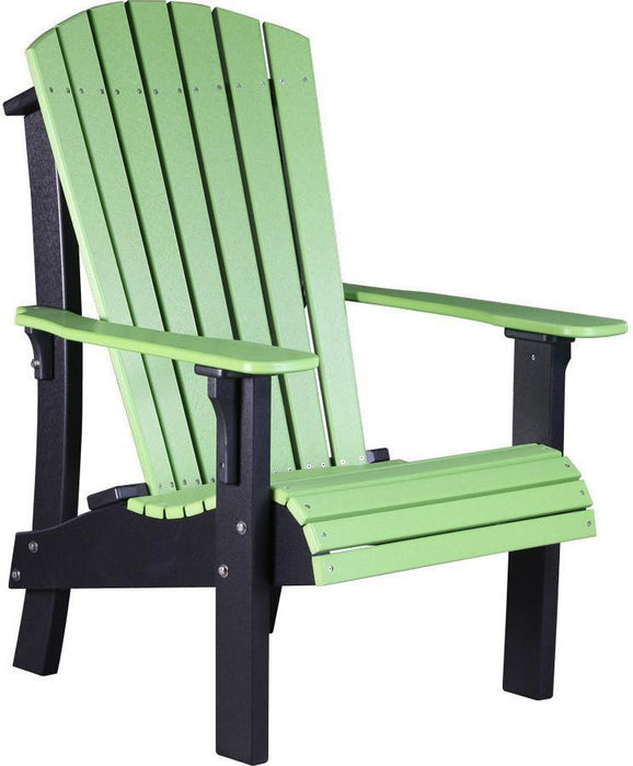LuxCraft Recycled Plastic Royal Adirondack Chair with Elevated Seat Height  - LEAD TIME TO SHIP 7 BUSINESS DAYS OR LESS