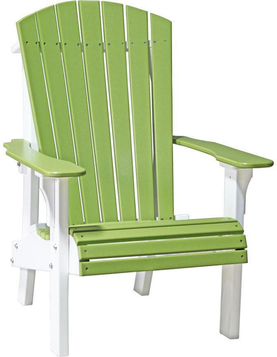 LuxCraft Recycled Plastic Royal Adirondack Chair with Elevated Seat Height  - LEAD TIME TO SHIP 7 BUSINESS DAYS OR LESS