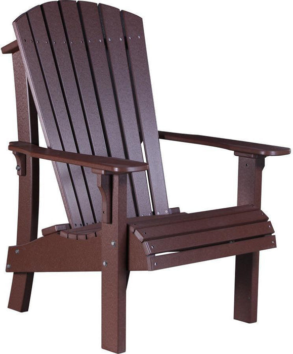 LuxCraft Recycled Plastic Royal Adirondack Chair with Elevated Seat Height  - LEAD TIME TO SHIP 7 BUSINESS DAYS OR LESS