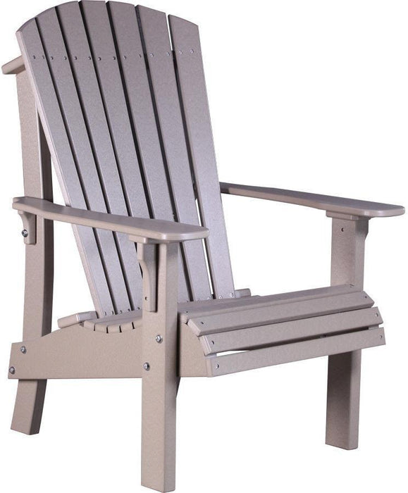 LuxCraft Recycled Plastic Royal Adirondack Chair with Elevated Seat Height  - LEAD TIME TO SHIP 7 BUSINESS DAYS OR LESS