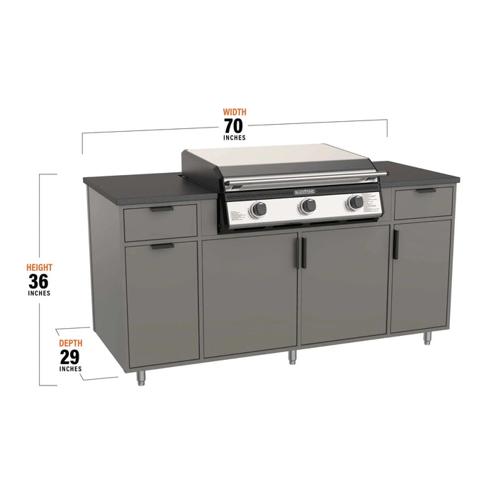 Blackstone Griddle Island W/ 28" XL Premium Built In Griddle