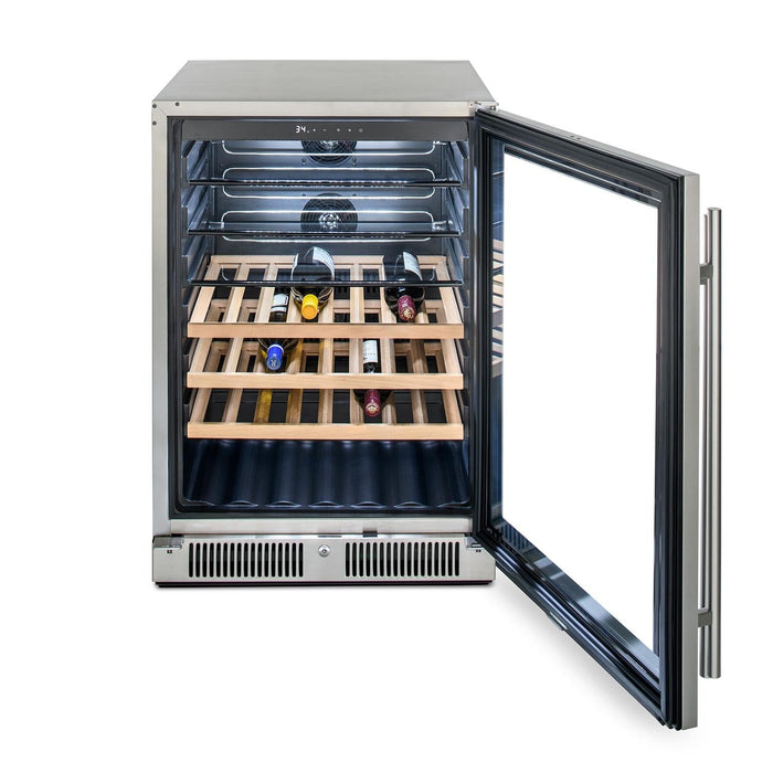Blaze  Grill Package - Premium LTE Marine Grade 32-Inch 4-Burner Built-In Natural Gas Grill, Side Burner and Beverage Center