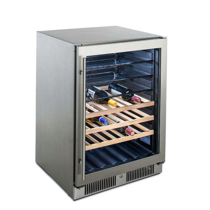 Blaze Grill Package - Premium LTE 40-Inch 5-Burner Built-In Liquid Propane Grill, Side Burner and Beverage Center in Stainless Steel