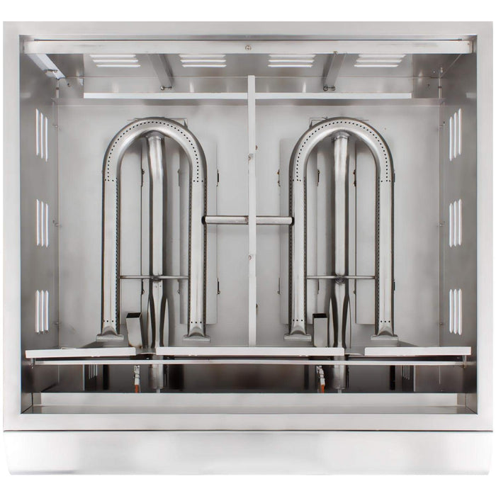 Blaze Grill Package - Premium LTE 32-Inch 4-Burner Built-In Natural Gas Grill, Side Burner and Griddle in Stainless Steel