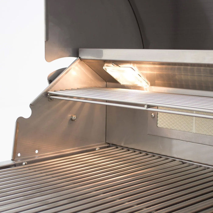 Blaze Grill Package - Premium LTE 40-Inch 5-Burner Built-In Natural Gas Grill, Side Burner and Griddle in Stainless Steel