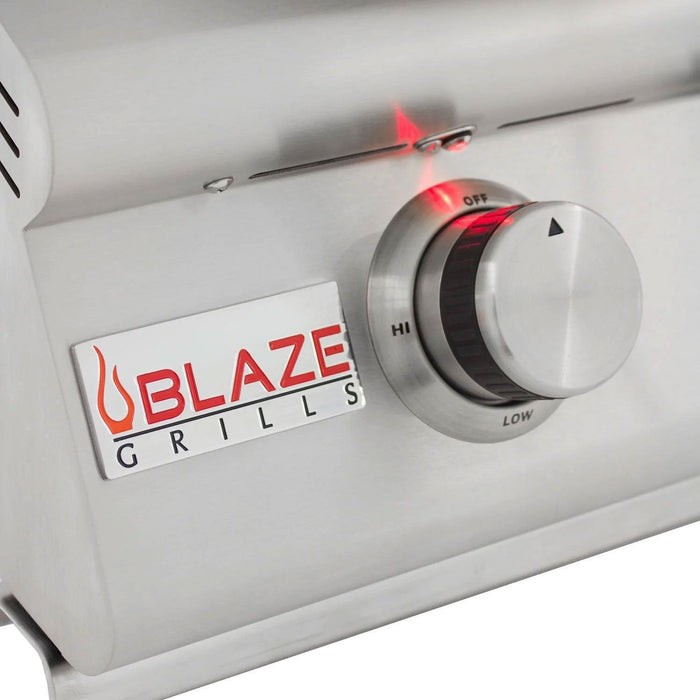 Blaze Grill Package - Premium LTE 40-Inch 5-Burner Built-In Natural Gas Grill, Side Burner and Griddle in Stainless Steel
