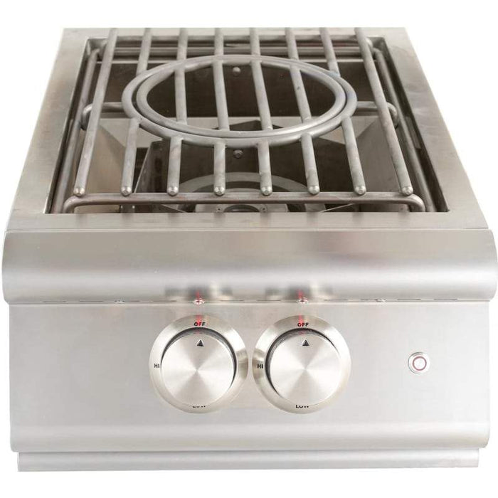 Blaze  Grill Package - Premium LTE Marine Grade 32-Inch 4-Burner Built-In Natural Gas Grill, Side Burner and Beverage Center