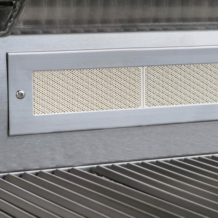Blaze  Grill Package - Premium LTE Marine Grade 32-Inch 4-Burner Built-In Natural Gas Grill, Side Burner and Beverage Center