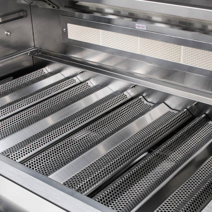 Blaze  Grill Package - Premium LTE Marine Grade 32-Inch 4-Burner Built-In Natural Gas Grill, Side Burner and Beverage Center
