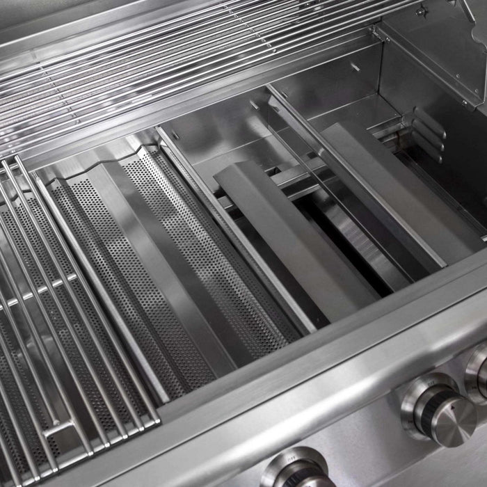 Blaze Premium LTE Marine Grade 32-Inch 4-Burner Built-In Gas Grill With Rear Infrared Burner & Grill Lights