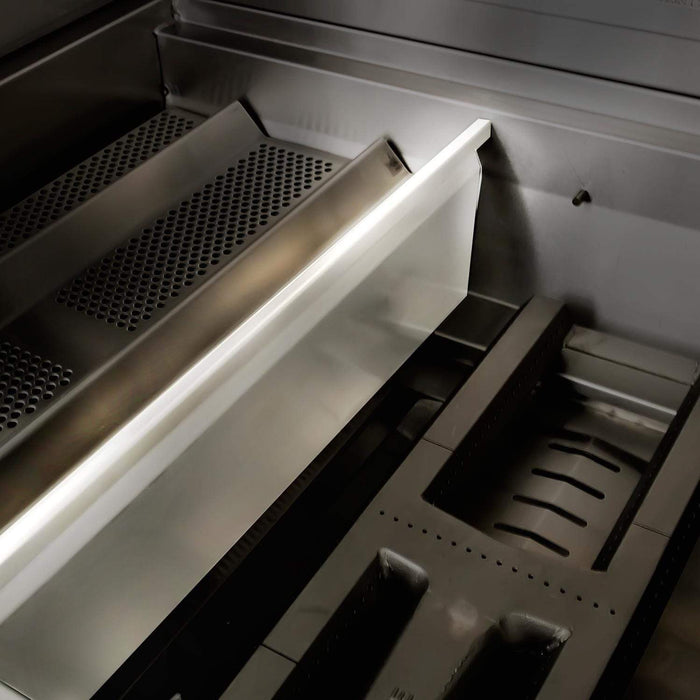 Blaze Grill Package - Professional LUX 34-Inch 3-Burner Built-In Natural Gas Grill and Side Burner in Stainless Steel