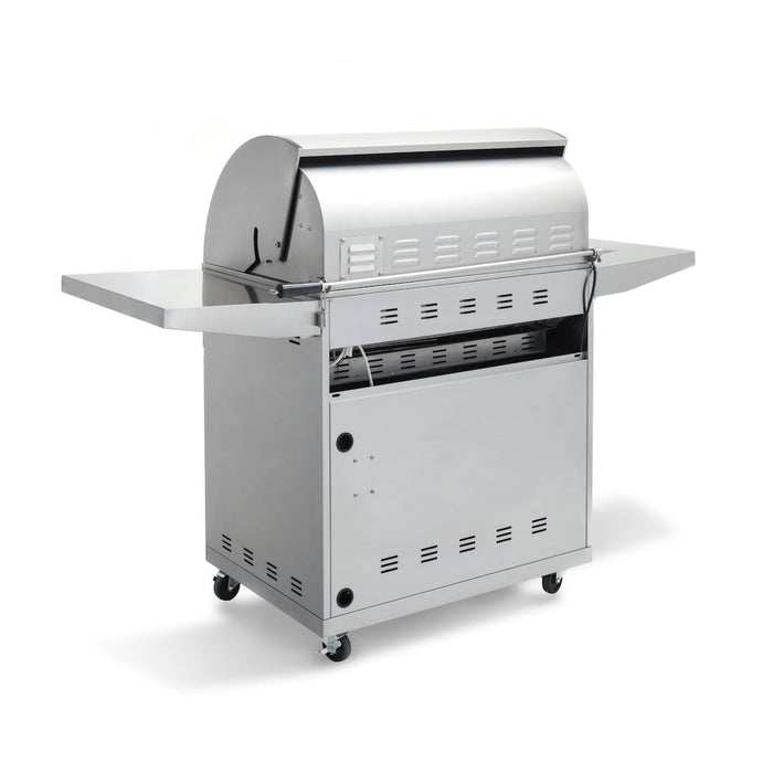 Blaze Professional LUX 34-Inch 3-Burner Freestanding Liquid Propane Gas Grill With Rear Infrared Burner