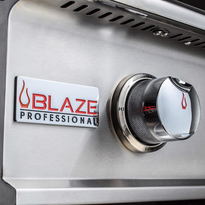 Blaze Professional LUX 34-Inch 3-Burner Freestanding Natural Gas Grill With Rear Infrared Burner