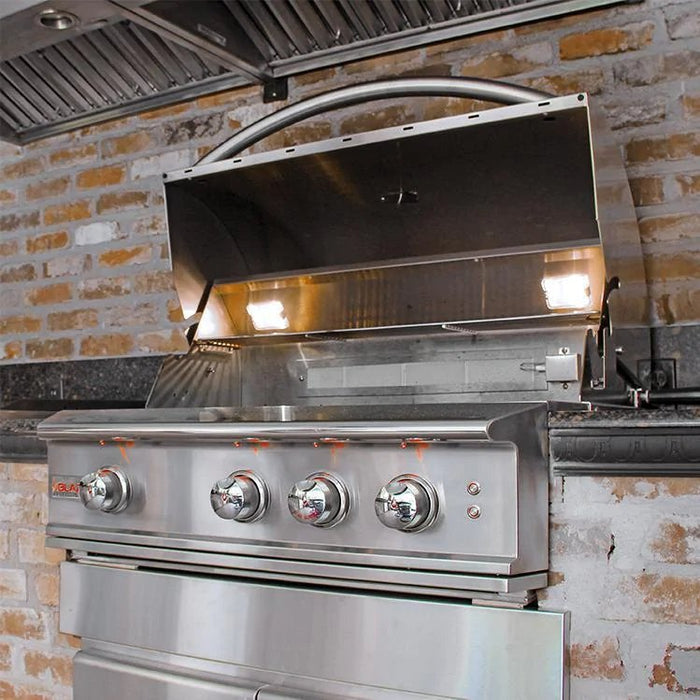 Blaze Professional LUX 34-Inch 3-Burner Built-In Gas Grill With Rear Infrared Burner