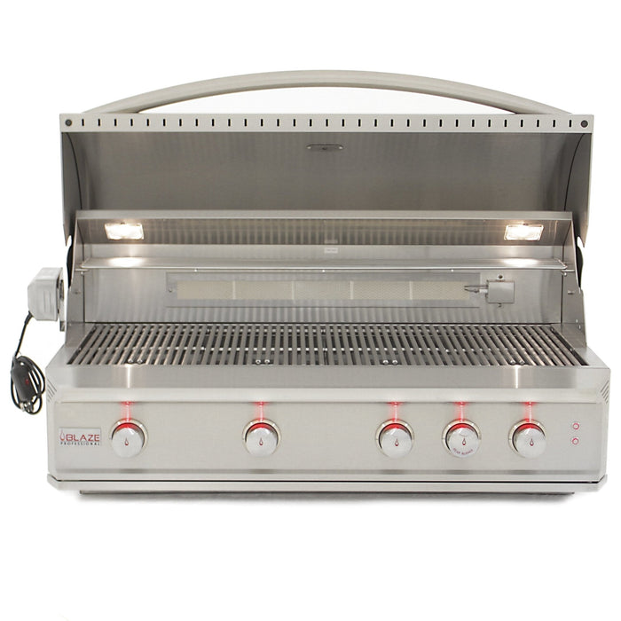 Blaze Professional LUX 44-Inch 4-Burner Built-In Gas Grill With Rear Infrared Burner BLZ-4PRO