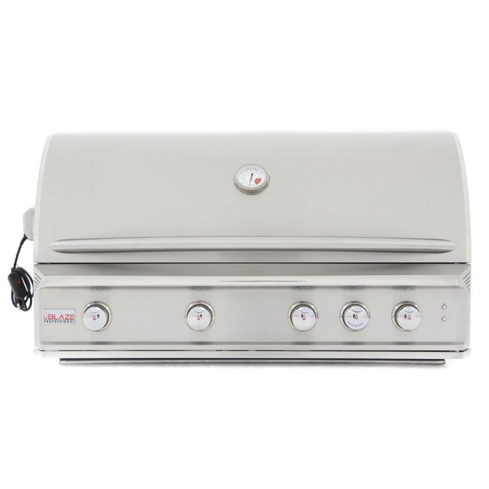 Blaze Professional LUX 44-Inch 4-Burner Built-In Gas Grill With Rear Infrared Burner BLZ-4PRO