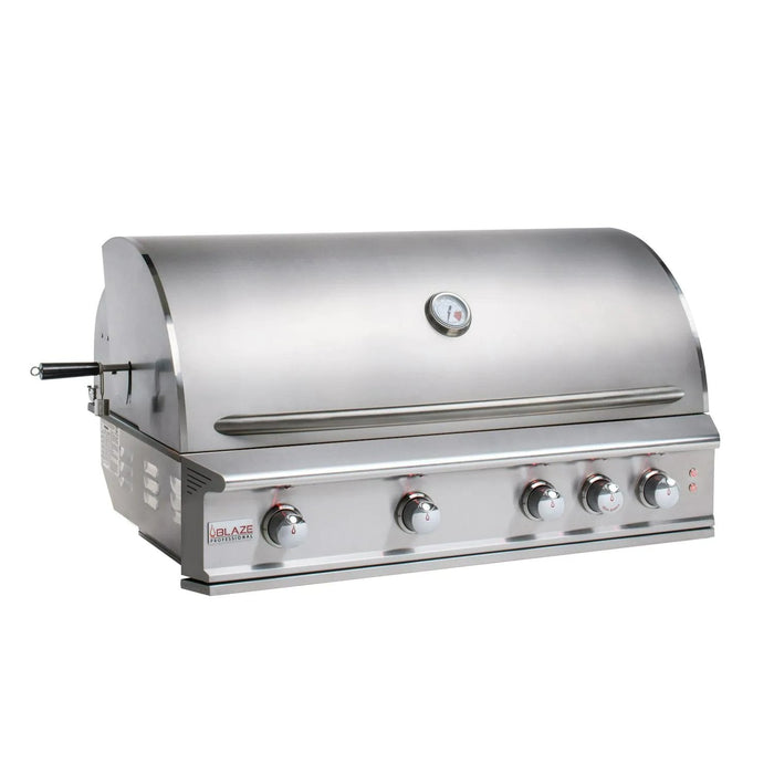 Blaze Professional LUX 44-Inch 4-Burner Built-In Gas Grill With Rear Infrared Burner BLZ-4PRO