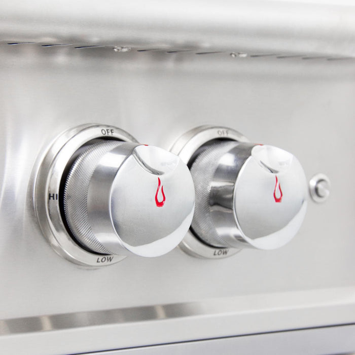 Blaze Grill Package - Professional LUX 44-Inch 4-Burner Built-In Natural Gas Grill, Side Burner and Beverage Center in Stainless Steel