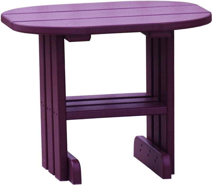 LuxCraft Recycled Plastic End Table  - LEAD TIME TO SHIP 7 BUSINESS DAYS OR LESS