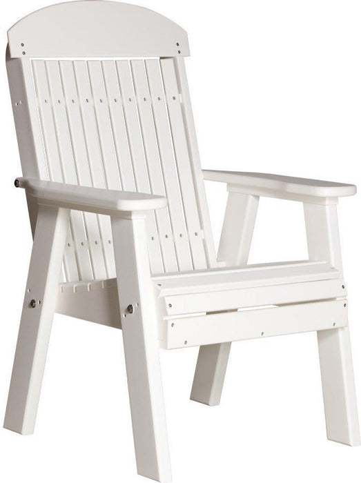 LuxCraft Classic Highback Recycled Plastic 2ft Chair  - LEAD TIME TO SHIP 7 BUSINESS DAYS OR LESS