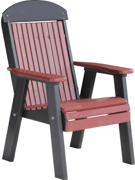 LuxCraft Classic Highback Recycled Plastic 2ft Chair  - LEAD TIME TO SHIP 7 BUSINESS DAYS OR LESS