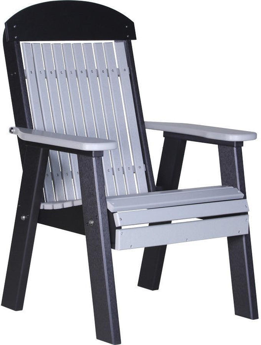 LuxCraft Classic Highback Recycled Plastic 2ft Chair  - LEAD TIME TO SHIP 7 BUSINESS DAYS OR LESS