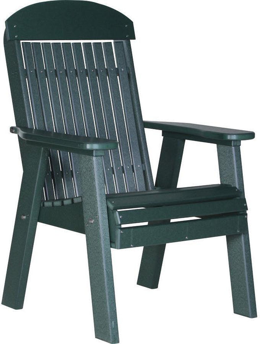 LuxCraft Classic Highback Recycled Plastic 2ft Chair  - LEAD TIME TO SHIP 7 BUSINESS DAYS OR LESS