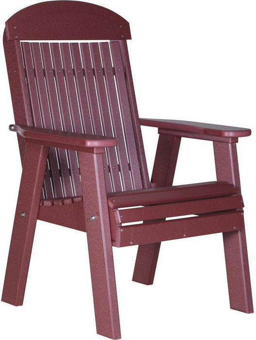 LuxCraft Classic Highback Recycled Plastic 2ft Chair  - LEAD TIME TO SHIP 7 BUSINESS DAYS OR LESS