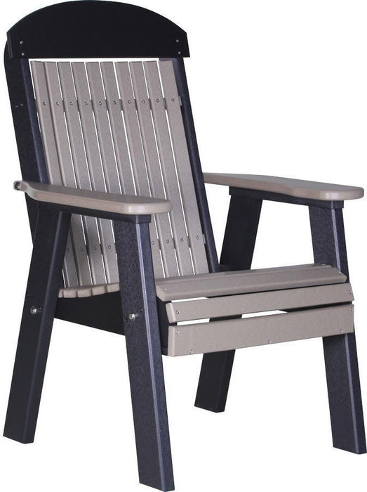 LuxCraft Classic Highback Recycled Plastic 2ft Chair  - LEAD TIME TO SHIP 7 BUSINESS DAYS OR LESS