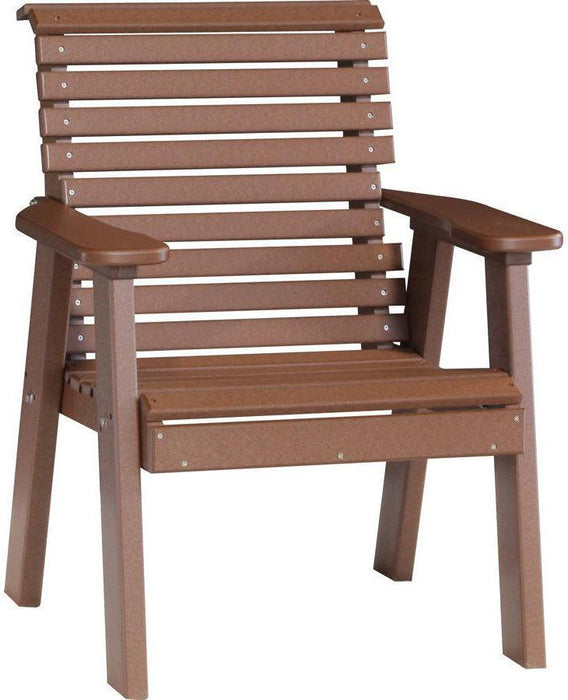 LuxCraft Plain Rollback Recycled Plastic 2ft Bench  - LEAD TIME TO SHIP 7 BUSINESS DAYS OR LESS
