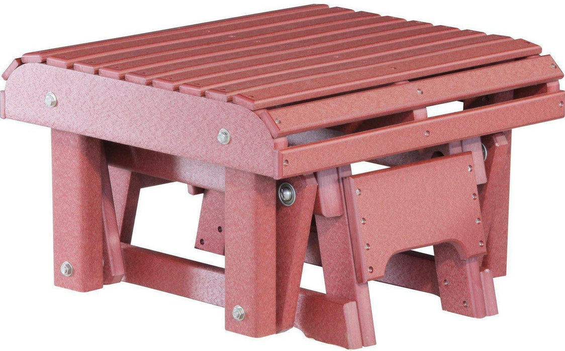 LuxCraft Recycled Plastic Glider Footrest  - LEAD TIME TO SHIP 7 BUSINESS DAYS OR LESS