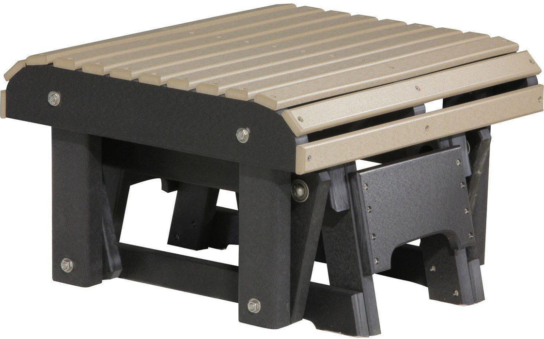 LuxCraft Recycled Plastic Glider Footrest  - LEAD TIME TO SHIP 7 BUSINESS DAYS OR LESS