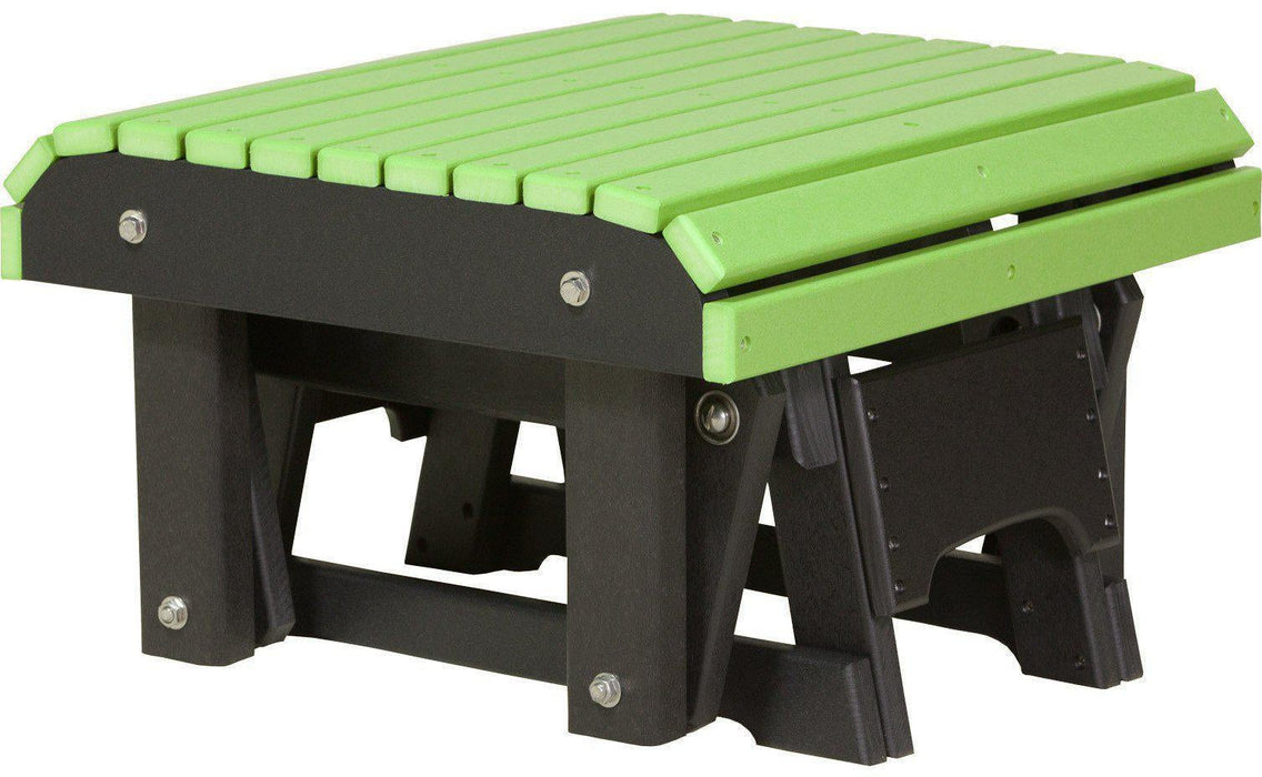 LuxCraft Recycled Plastic Glider Footrest  - LEAD TIME TO SHIP 7 BUSINESS DAYS OR LESS