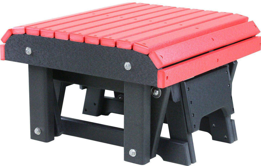 LuxCraft Recycled Plastic Glider Footrest  - LEAD TIME TO SHIP 7 BUSINESS DAYS OR LESS