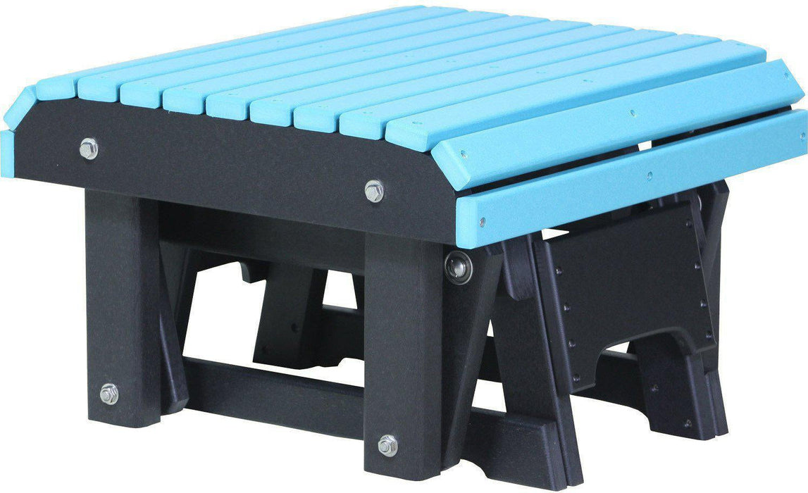 LuxCraft Recycled Plastic Glider Footrest  - LEAD TIME TO SHIP 7 BUSINESS DAYS OR LESS