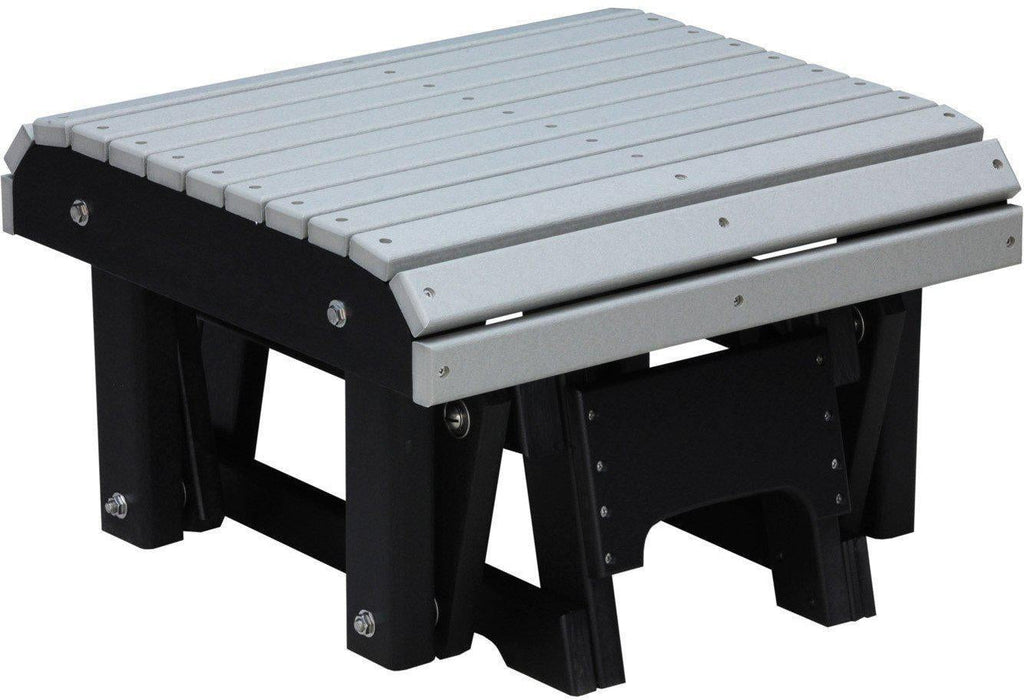 LuxCraft Recycled Plastic Glider Footrest  - LEAD TIME TO SHIP 7 BUSINESS DAYS OR LESS