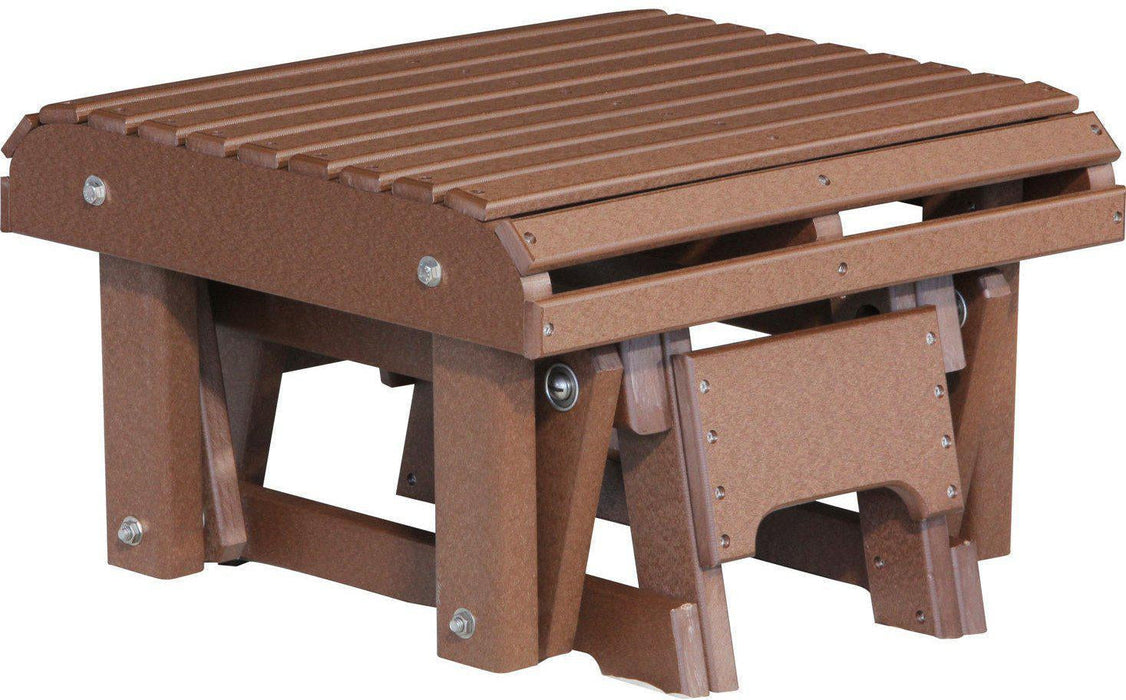 LuxCraft Recycled Plastic Glider Footrest  - LEAD TIME TO SHIP 7 BUSINESS DAYS OR LESS