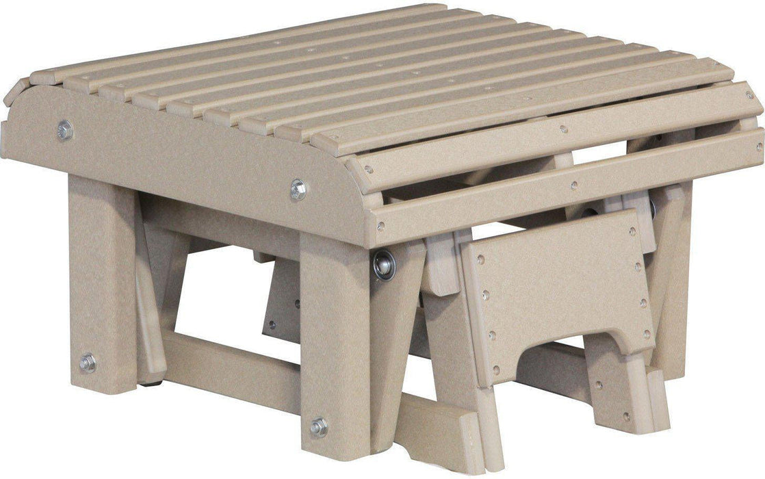 LuxCraft Recycled Plastic Glider Footrest  - LEAD TIME TO SHIP 7 BUSINESS DAYS OR LESS