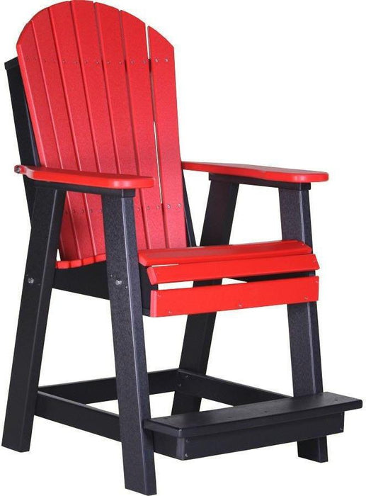 LuxCraft Recycled Plastic Counter Height Adirondack Balcony Table Set  - LEAD TIME TO SHIP 7 BUSINESS DAYS OR LESS
