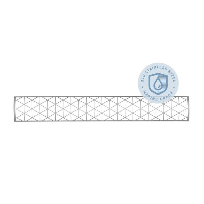Infratech Motif C Series 4000 Watt 61-Inch Single Element Marine Grade Electric Heater with Contemporary Fascia