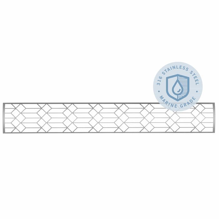 Infratech Motif C Series 3000 Watt 61-Inch Single Element Marine Grade Electric Heater with Craftsman Fascia