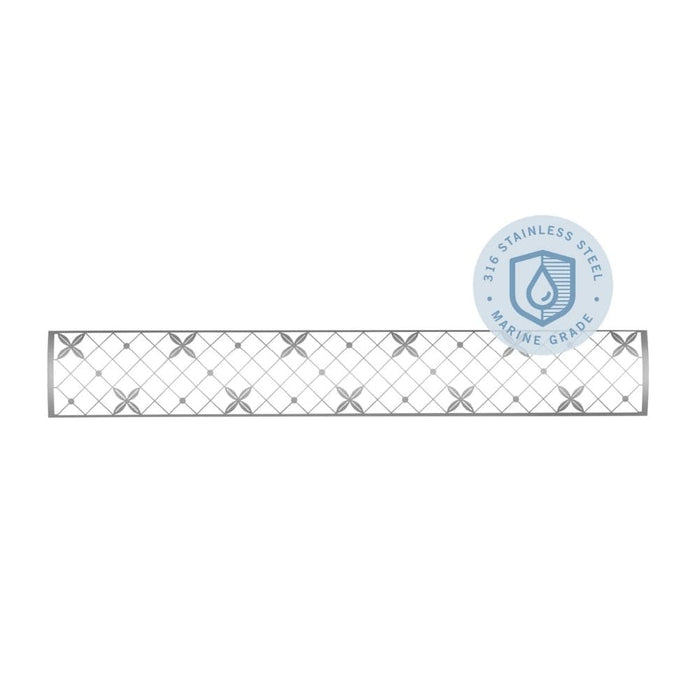 Infratech Motif CD Series 6000 Watt 61-Inch Dual Element Marine Grade Electric Heater with Traditional Fascia