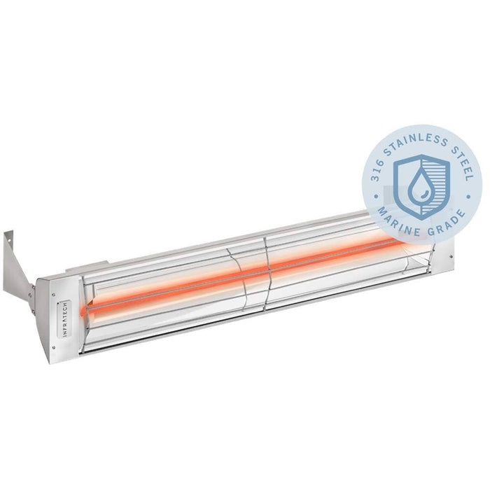 Infratech W Series 61-Inch Single Element 3000 Watt Flush Mounted Marine Grade Electric Heater