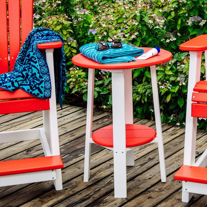 LuxCraft Recycled Plastic 28" High Deluxe End Table (PAIRS W/ COUNTER HEIGHT FURNITURE) - LEAD TIME TO SHIP 7 BUSINESS DAYS OR LESS