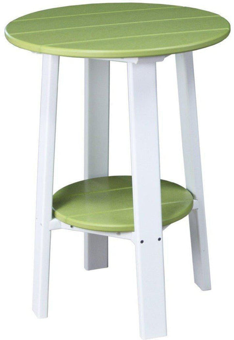 LuxCraft Recycled Plastic 28" High Deluxe End Table (PAIRS W/ COUNTER HEIGHT FURNITURE) - LEAD TIME TO SHIP 7 BUSINESS DAYS OR LESS