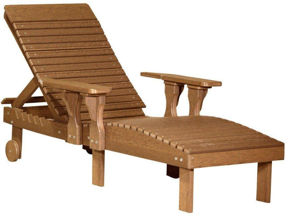 LuxCraft Recycled Plastic Lounge Chair  - LEAD TIME TO SHIP 7 BUSINESS DAYS OR LESS